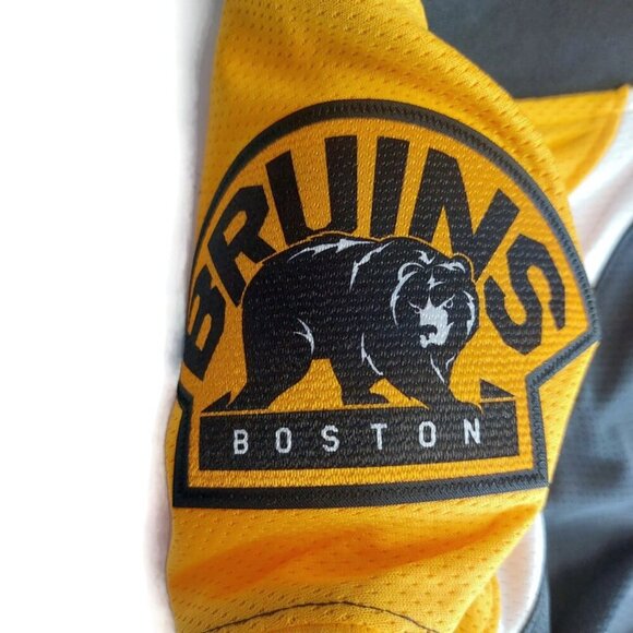 Fanatics Mens Size 2XL NHL Boston Bruins Breakaway Home Jersey Black Gold White - Picture 5 of 7